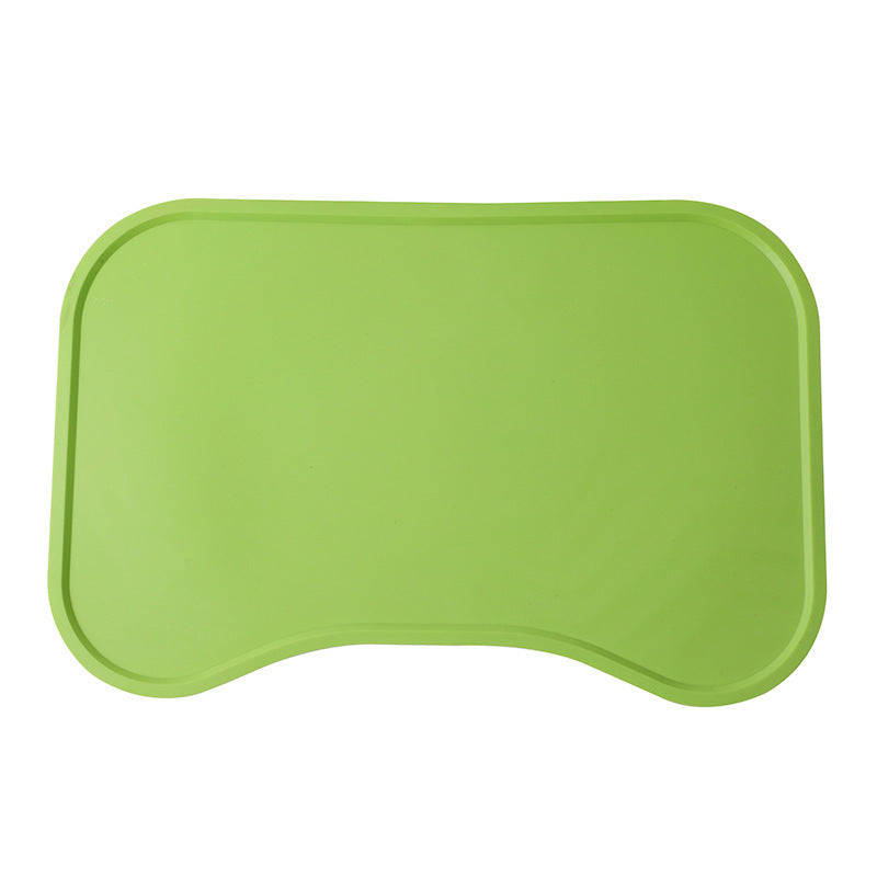 Dog Cat Food Mat For Floors Waterproof,Thicker Cat Food Mat Non-Slip,Dog Bowl Mats For Food And Water,Pet Feeding Mat Silicone,Raised Edges To Prevent Tray For Dog Bowls